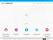 Tablet Screenshot of centreraquis.com